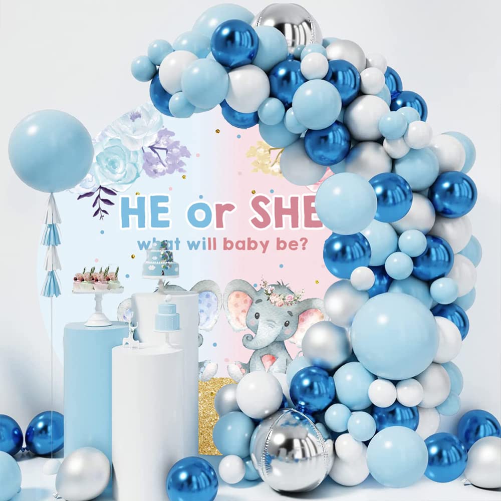 Runder Hintergrund Für Baby-Enthüllungsparty – Elefant Design, 220 Cm, Für Fotos & Deko