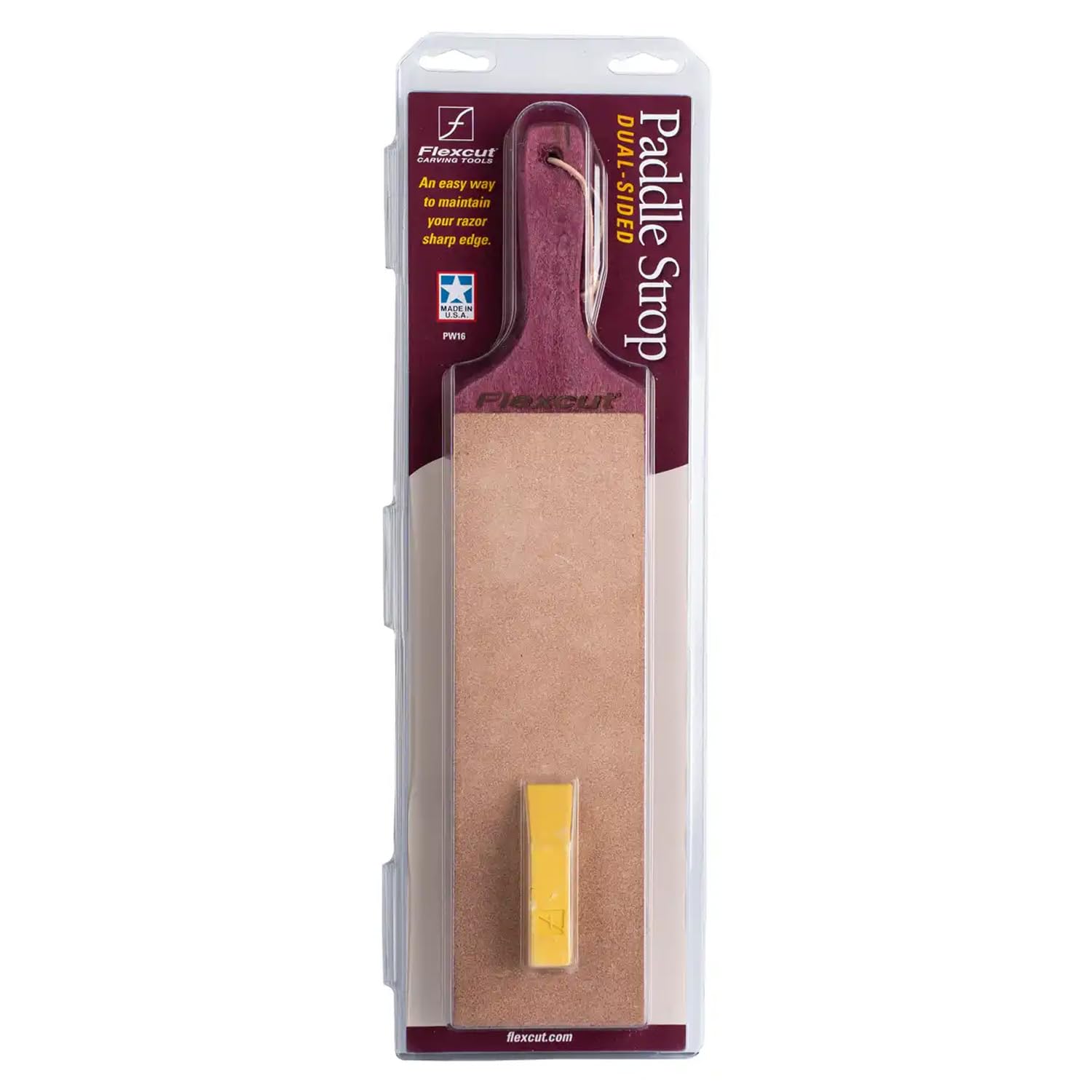 Flexcut FLEXPW16 Cuchillo a Lama Fissa,Unisex - Adulto, Dorado, un tamaño