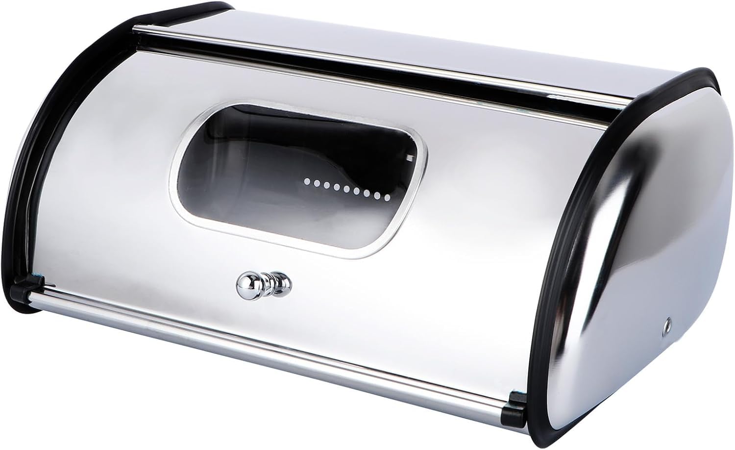 Elegante E Capiente Scatola per Il Pane in Acciaio Inox - Contenitore Ermetico E Resistente per Conservare Il Pane Fresco, Organizer da Cucina, Perfetto per Luso Domestico