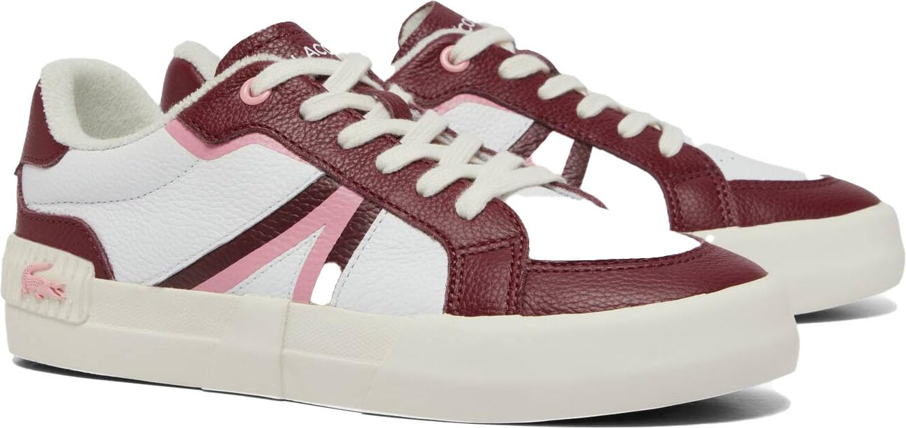 

                                                    Lacoste Women's L004 Sneaker, Burgundy/White, 7