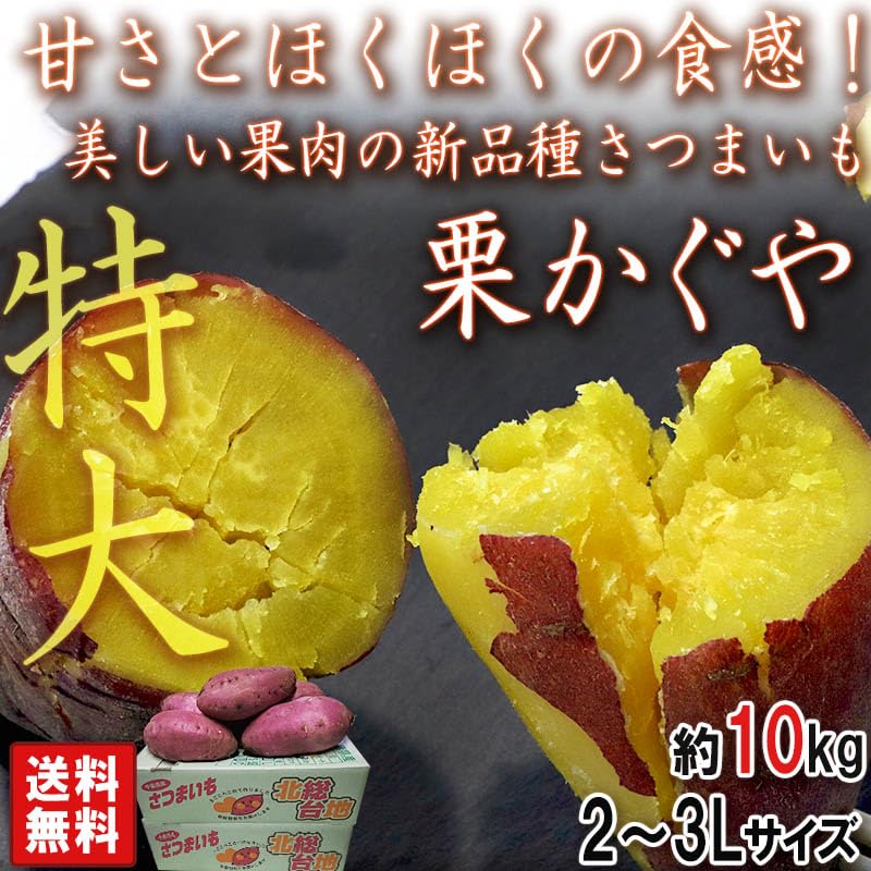 Amazon.co.jp: 栗かぐや さつまいも 約10kg各種！ L～3Lサイズ 千葉県