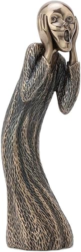 Miniatura 2 de Veronese Design Edvard Munch The Scream - Figura artística con acabado de bronce antiguo de 8 pulgadas
