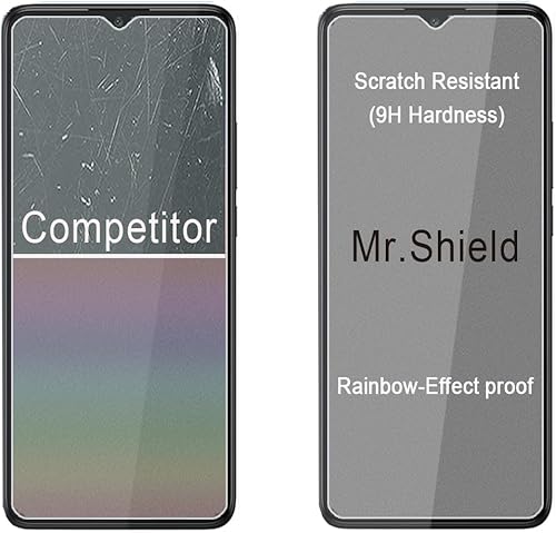 Miniatura 6 de Mr.Shield Protector de pantalla compatible con TCL 30 XL/TCL 30XL [vidrio templado] [3 unidades] [vidrio japonés con dureza 9H]