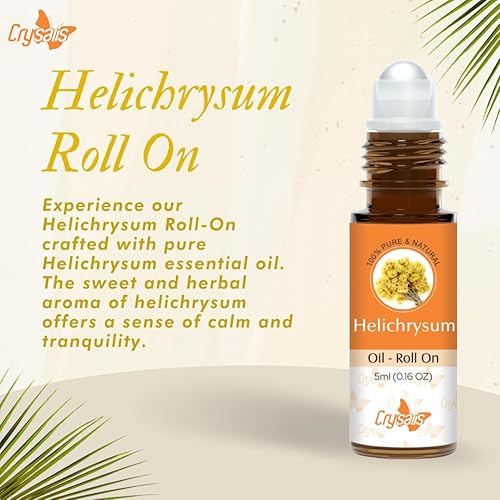 Miniatura 3 de Crysalis Aceite esencial de helichrysum puro y natural roll-on - 0.16 onzas líquidas (paquete de 2)