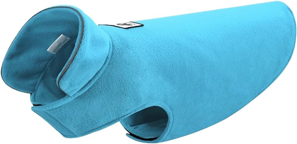 Creation Core Windproof Plush with Sport Vest Dog Clothes Night Reflective Jacket Pet Keep Warm Jacket No Pull No Choke Design Eco-Friendly for Small and Large Big Dog(Blue XS)