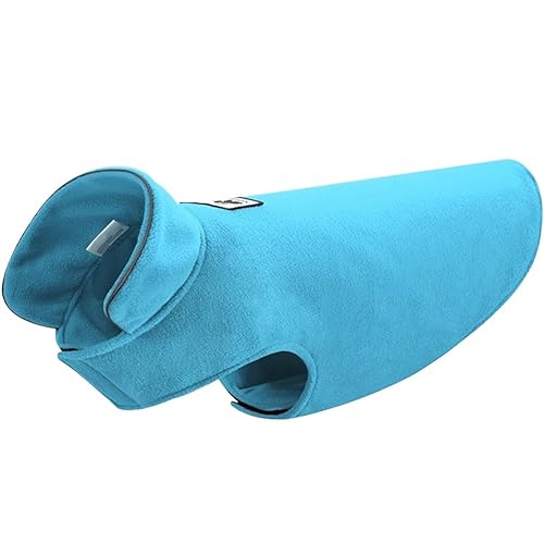 Creation Core Windproof Plush with Sport Vest Dog Clothes Night Reflective Jacket Pet Keep Warm Jacket No Pull No Choke Design Eco-Friendly for Small and Large Big Dog(Blue XL)