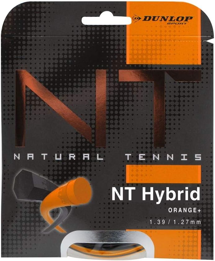 Dunlop Tennis String NT Hybrid Orange 1.39/1.27 Black/Orange 12 m