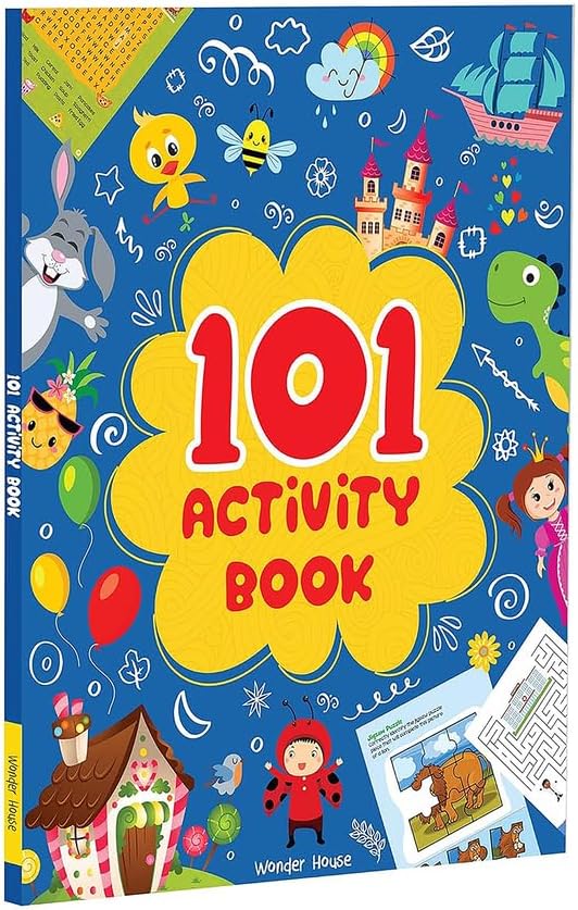 – 101 Activity Book : Fun Activity Book For Children (Logical Reasoning And Brain Puzzles)