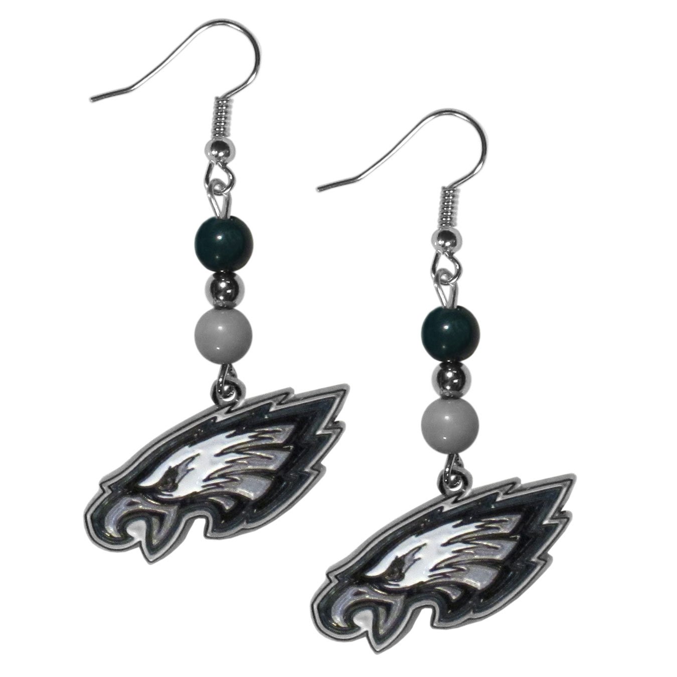 NFL Fan Bead Dangle Earrings