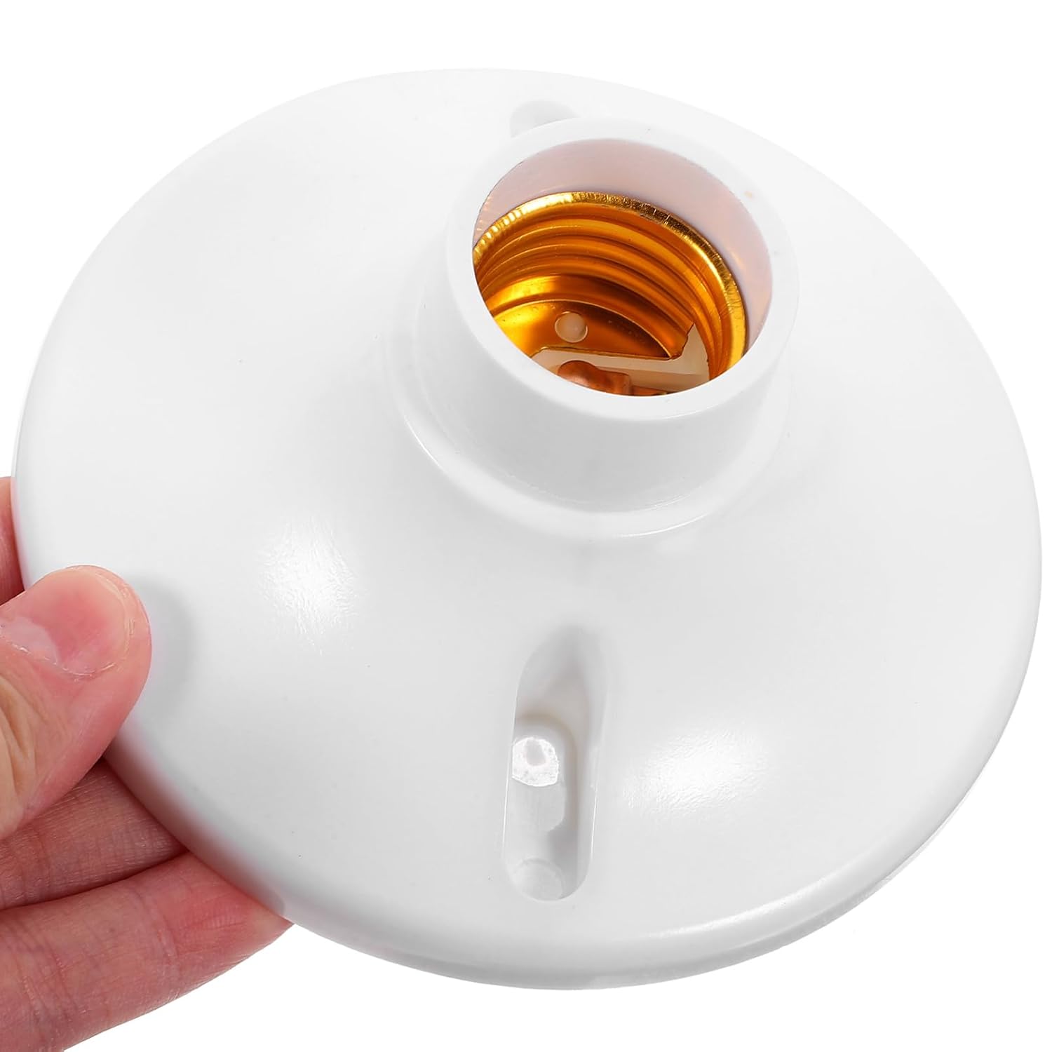 GLEAVI 40pcs Ceiling Light Fitting Bulb Socket Capacity Flame Retardant Holder