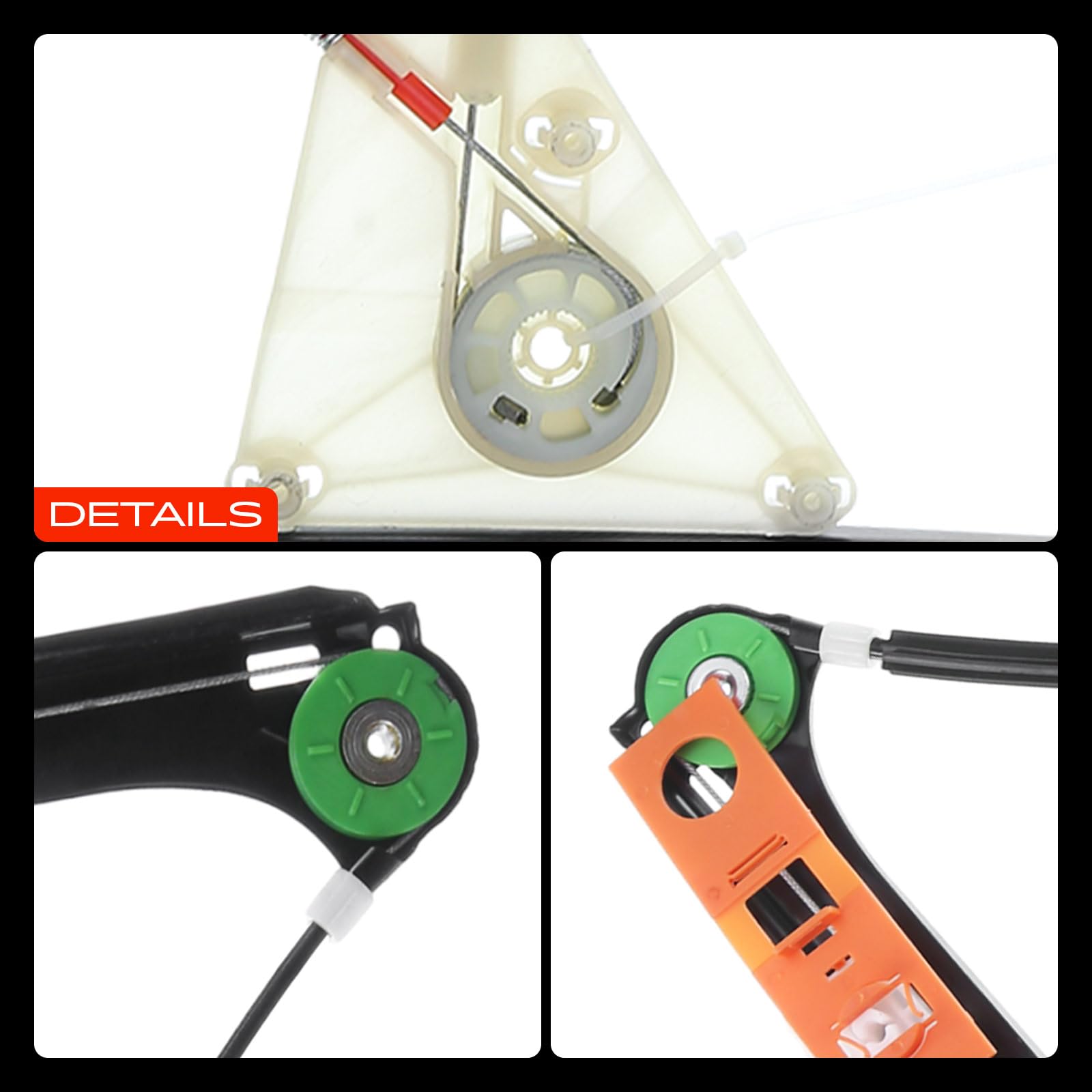 Frankberg Alzacristalli senza motore anteriore sinistro Sostituzione per A3 8P1 2/3 porte 2003-2012 8P3837461A