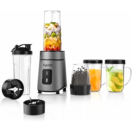 600W Smoothie Personal Blender, Shake Blender with 2 BPA Free 20 oz...