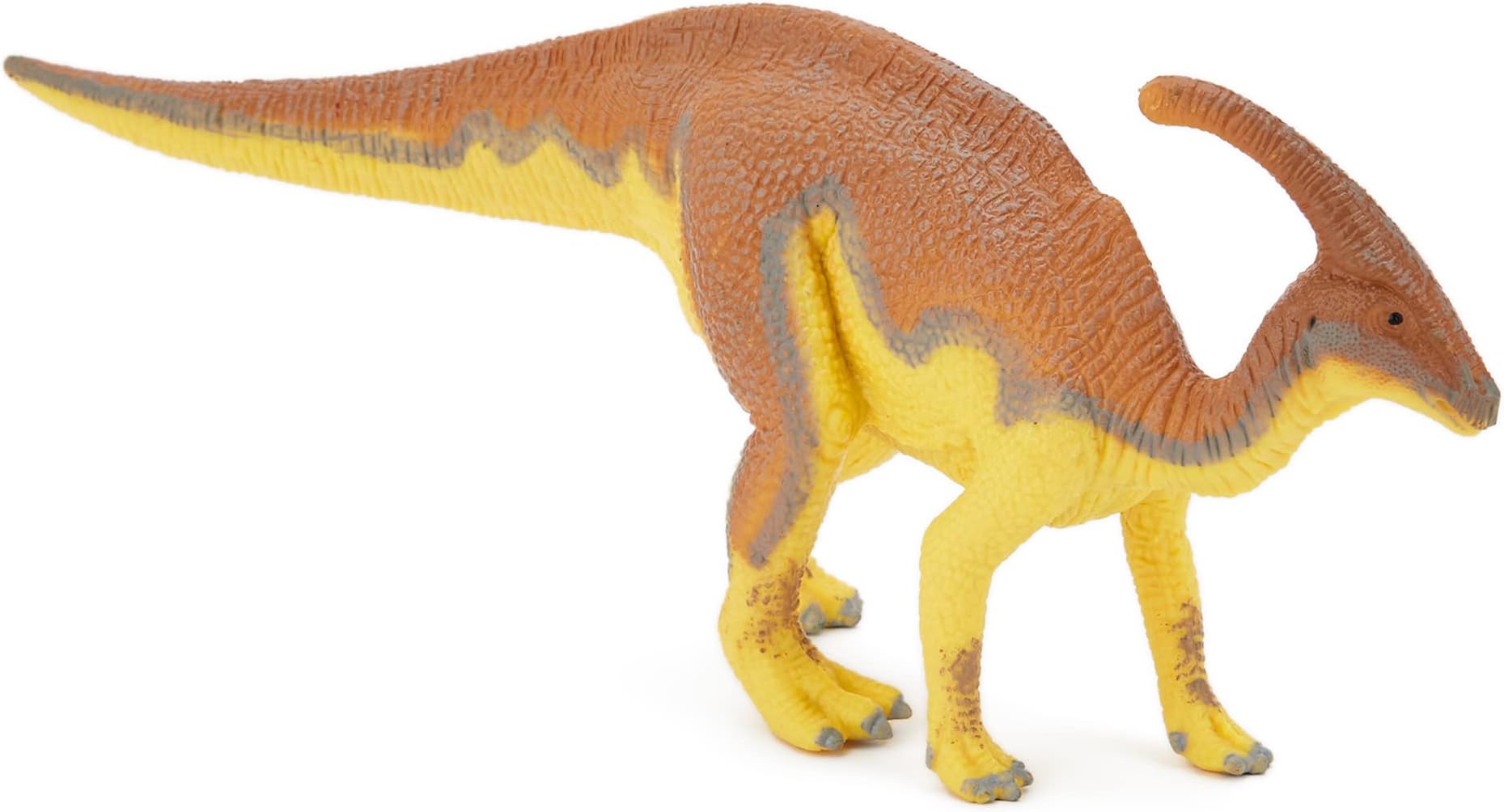 Zappi Co Childrens Parasaurolophus Dinosaur Figure Toy (19cm Length) Realistic Detailed Dino Collection for Kids - Action Figures for Playtime Fun & Learning