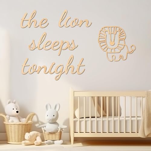 Miniatura 5 de Barydat 5 piezas de decoración de pared de animales de la selva, bosque de bosque de la selva, decoración de pared de animales de safari, decoración