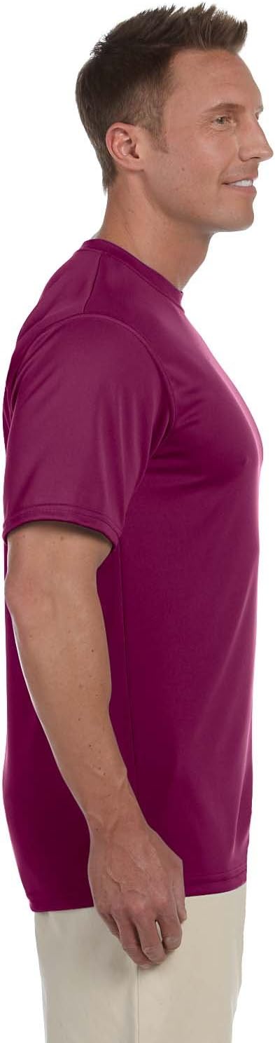 Augusta Sportswear Men's Wicking Tee Shirt Small Maroon