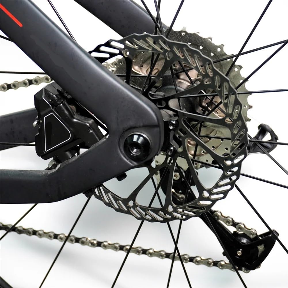 Tarcze hamulcowe rowerowe 160mm 180mm 203mm MTB tarcza hamulcowa wirnik pasuje do SHIMANO pasuje do SRAM pasuje do linii środkowej(203mm Silver)