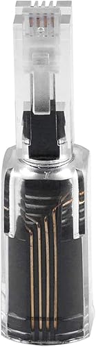 Power Gear Desenredador de cable telefónico, rotación de 360 grados sin enredos, enchufe al teléfono fijo, para uso en el hogar u oficina, todas las