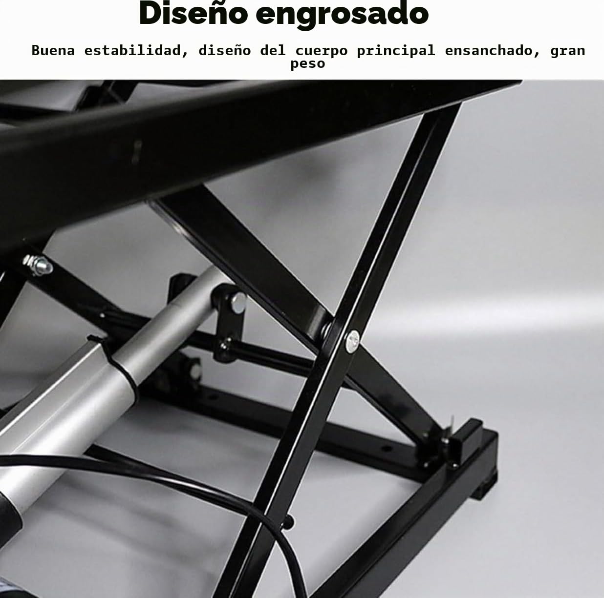 Mesa de elevación de tijera eléctrica - Altura ajustable con doble tijera hidráulica, control remoto inalámbrico para manejo de materiales en almacenes y fábricas