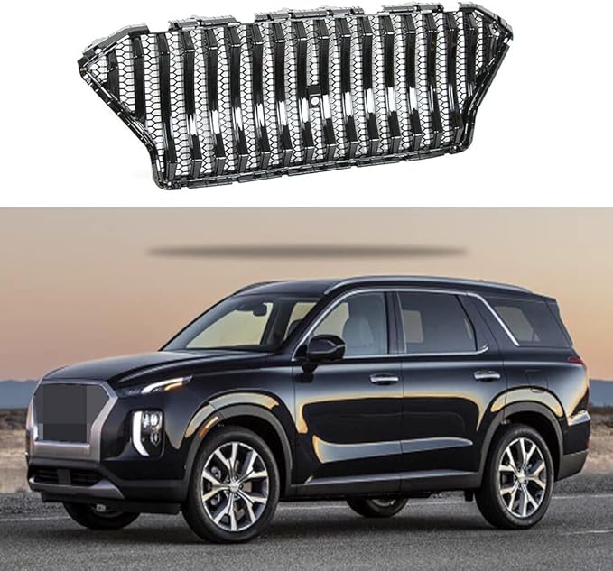 Amazon.com: king of car tuning Front Grille Upper Grille Vertical with ...