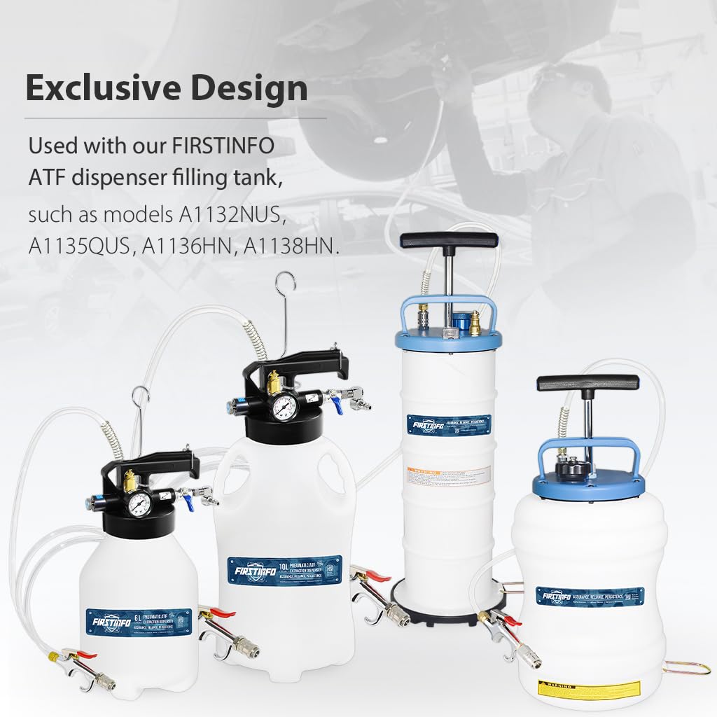 FIRSTINFO 78.7 Inch Volume Controller Gun with Trigger Fluid Dispenser Gun for FIRSTINFO ATF Refill Pump