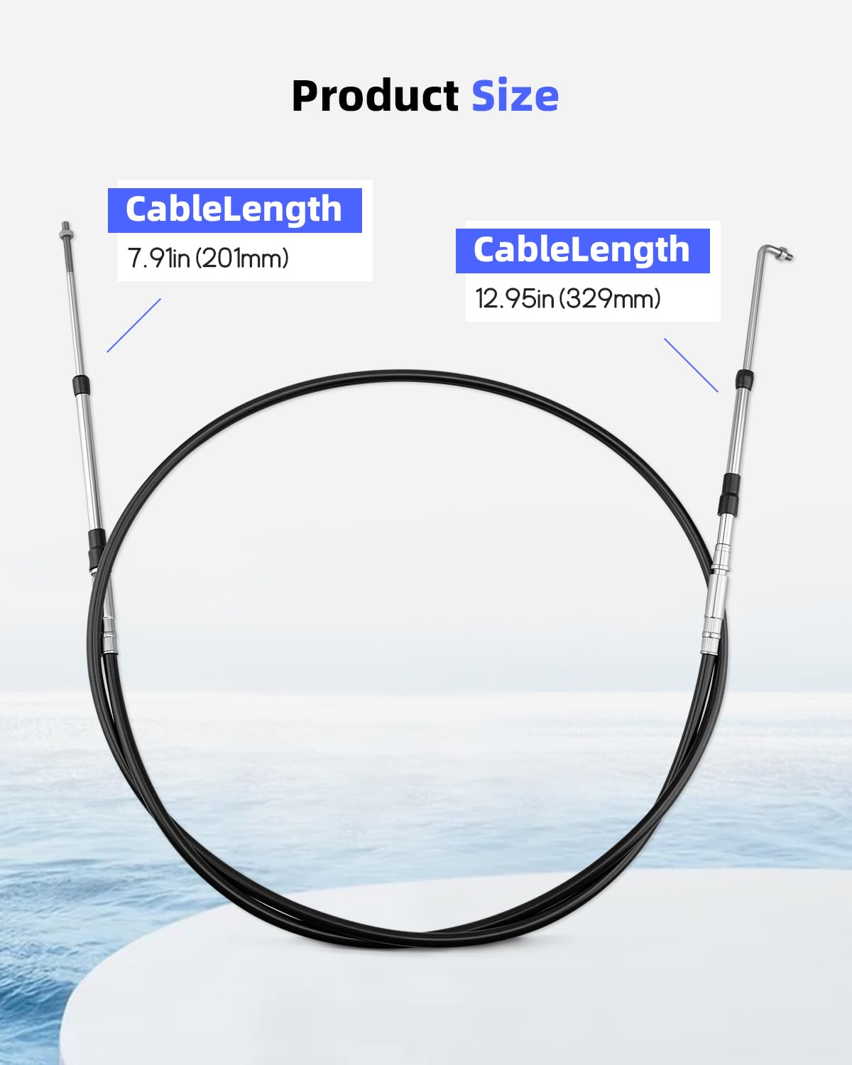 Cable de marcha atrás compatible con Sea-Doo GTX RXT Wake Pro, reemplazo 277000948 268000039 268000030 268000020
