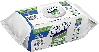 SOLO Yüzey Temizleme Mendili Doğal Güç Okaliptus & Çam, 100 Yaprak