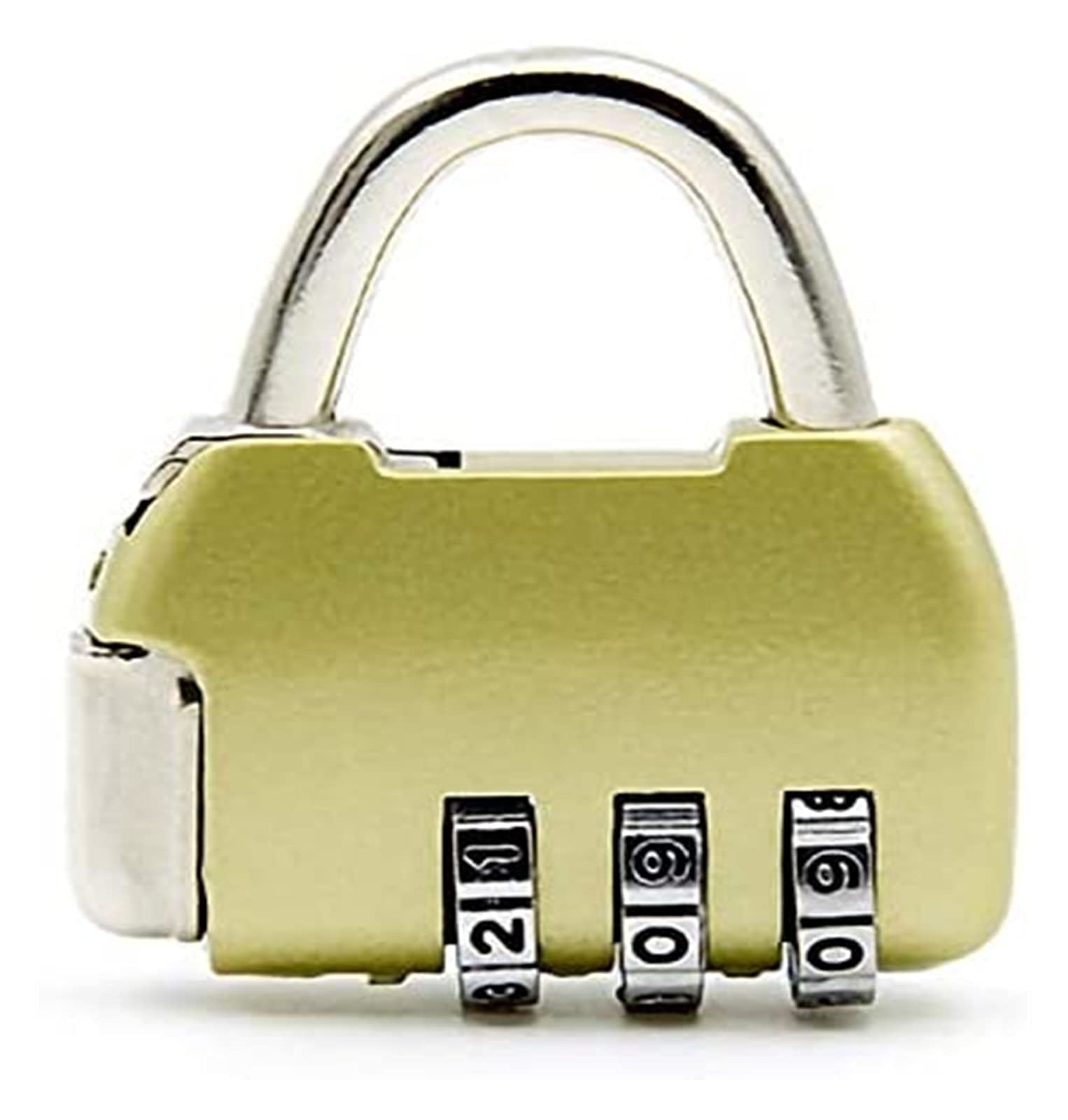 Vnvfjklo One Color Combination Locks, Padlock Outdoor Heavy Duty 3-Digit Password Lock Travel Combination Padlocks