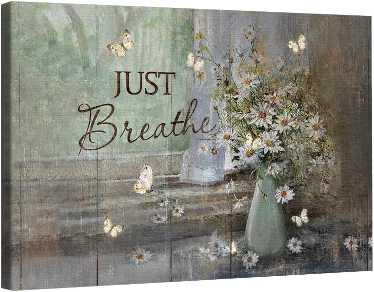 Just breathe Canvas Prints Wall Art Painting Canvas Picture