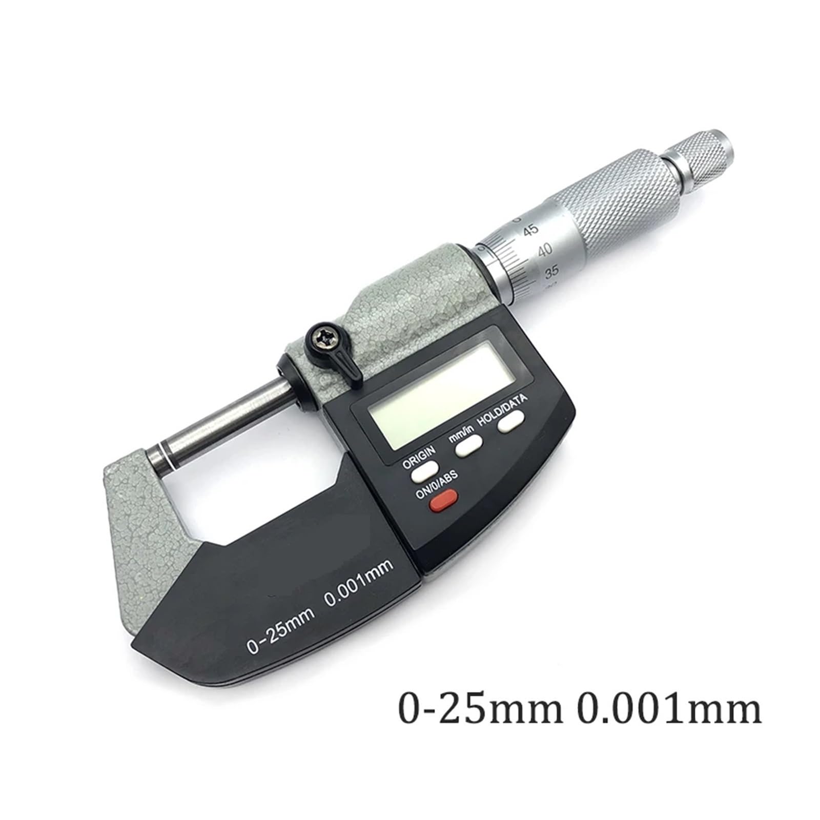 Suwmiarki cyfrowe, 0-25mm Elektroniczny Zewnętrzny 0,001mm Cyfrowy Mikrometr Miernik Mikrometr Narzędzie Pomiarowe