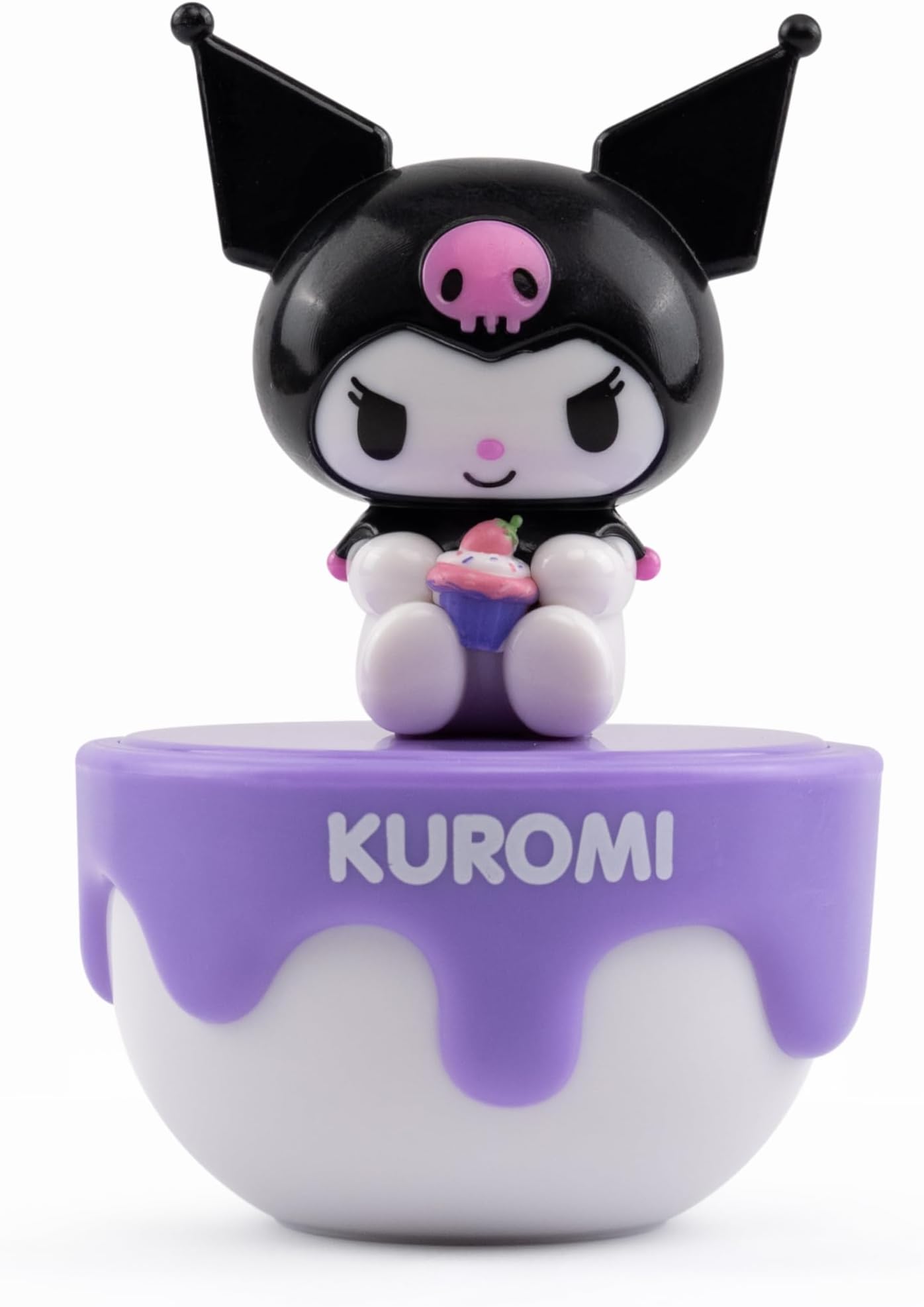Bandai Sanrio Hello Kitty and Friends 50th Anniversary Capsule - 8cm Collectible Kuromi Figure With Display Box, Cute Gifts, Collectibles, and Anime Gifts for Girls