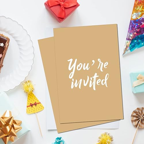 Vista 5 de Juego de 20 invitaciones boho para bebé con sobres, ropa de bebé, género neutro, invitaciones para fiesta de ducha