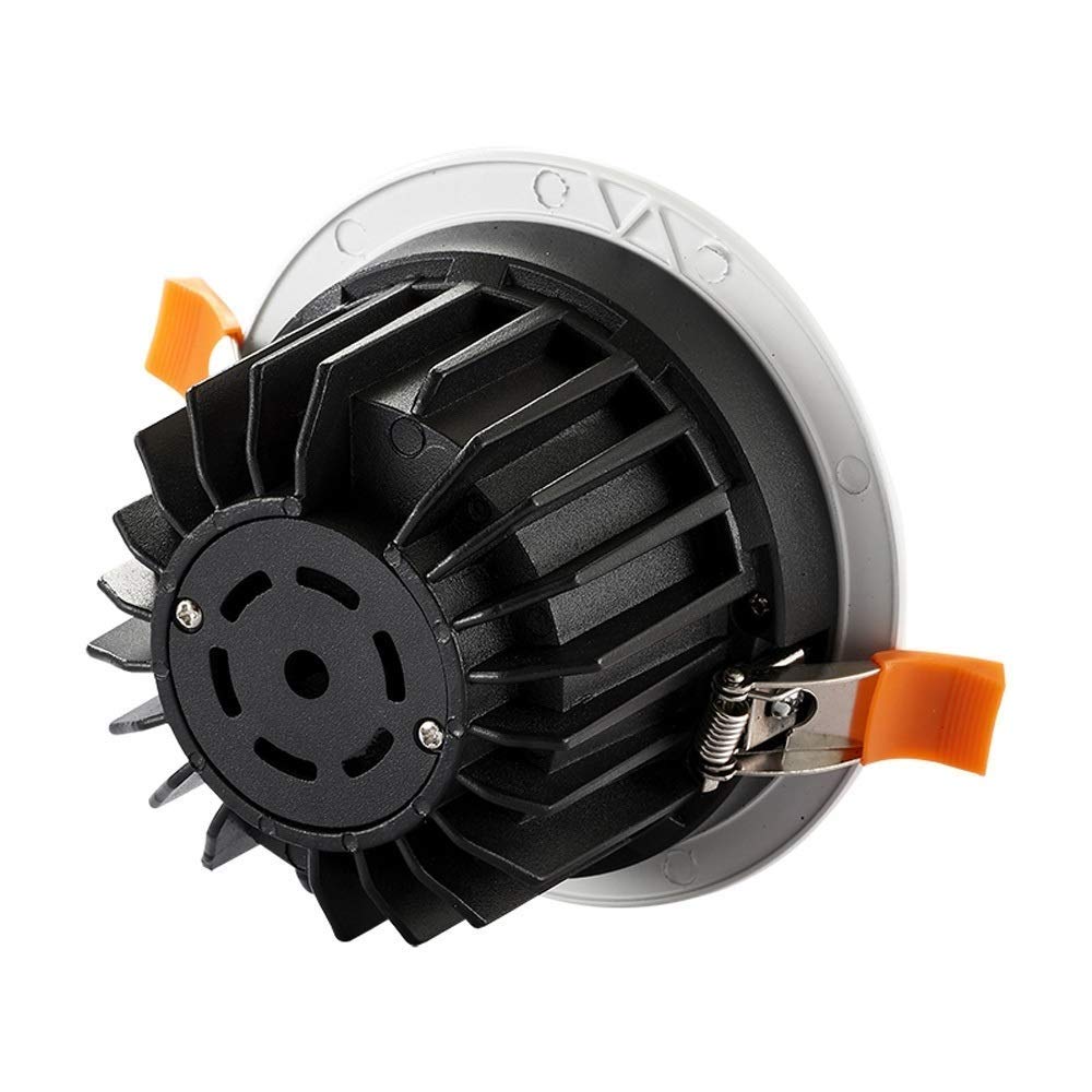 Oświetlenie sufitowe LED, wodoszczelność IP44, 15 W, 3000 K, ciepła biel, do salonu, sypialni, kuchni, korytarza, ściemniane lampy typu downlight
