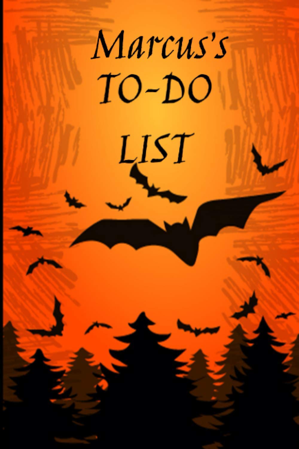 Marcus's TO-DO LIST: Simple Checklist Notebook, Journal Gift, 100 Pages, 6x9, Cover, Matte Finish.