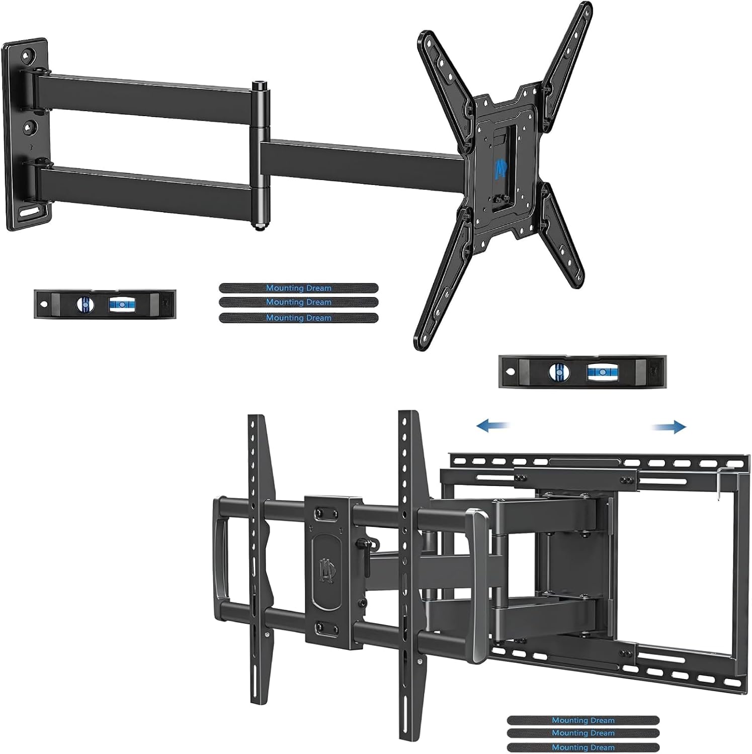 Amazon.com: Mounting Dream Long Arm TV Wall Mount for Most 26-65 Inch ...
