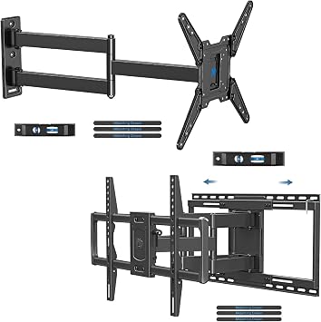 Mounting Dream Long Arm TV Wall Mount for Most 26-65 Inch TVs, 30 Inch Long Extension TV Mount, and Mounting Dream TV Wall Mount with Sliding Design for Most 42-86 TV, MD2198