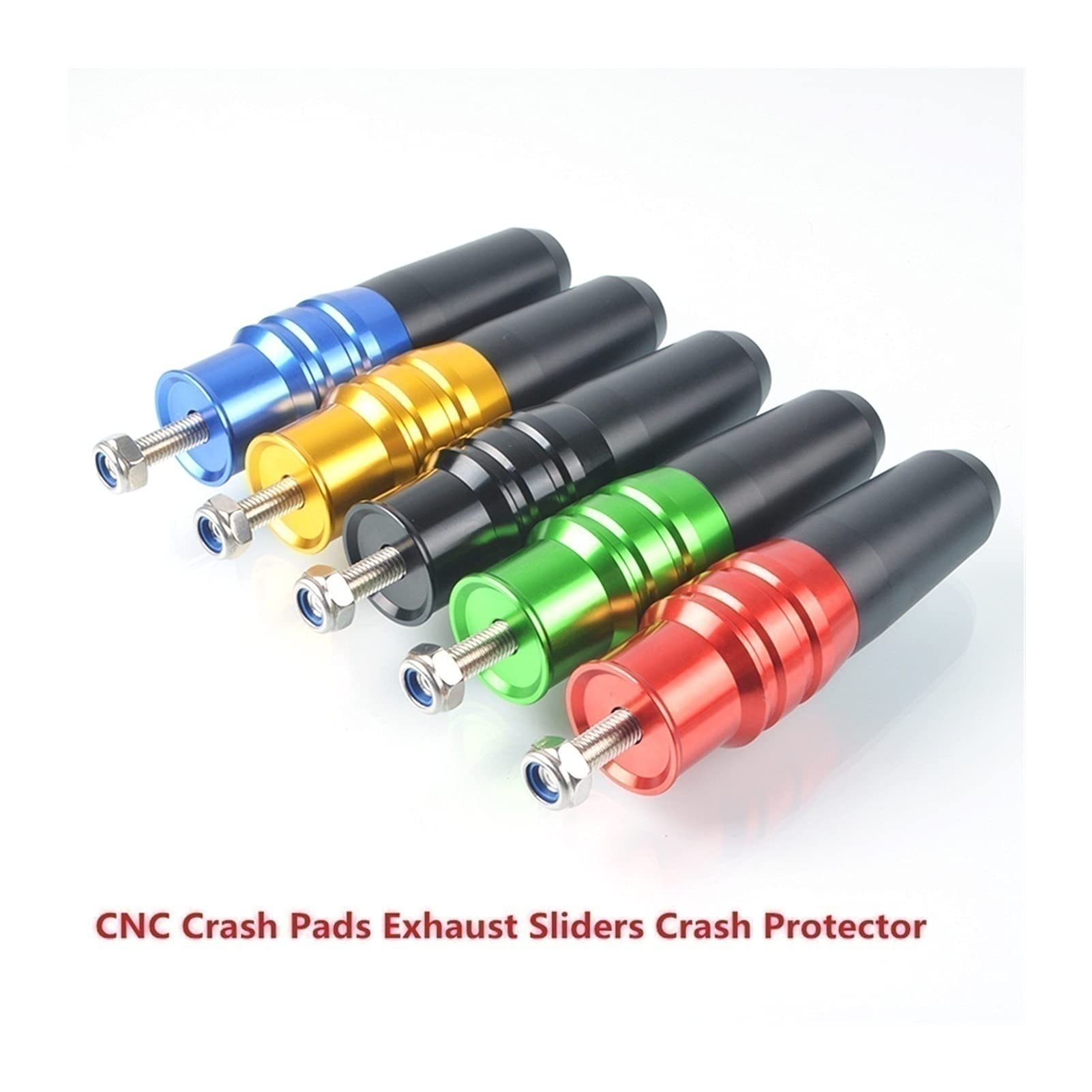 Protections Antichute Pour Cadre Moto Kawasaki Z800 / Z800E | Sliders Aluminium 6061 | Rouge, Noir, Bleu, Or, Vert, Titane | Réduction Des Dégâts Chute
