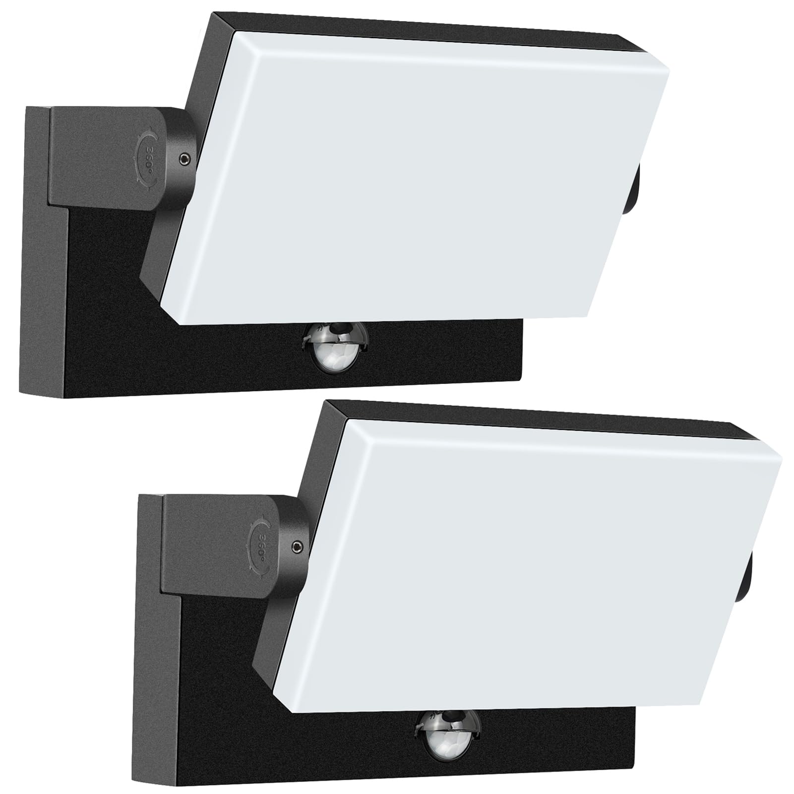 Photo 1 of rosykite 40W LED Wall Pack Lights Outdoor Motion Sensor,360 °Rotation 5000K 6000K 4000K Selectable Exterior Flood Lighting Fixture Sconce for Porch Garage Patio