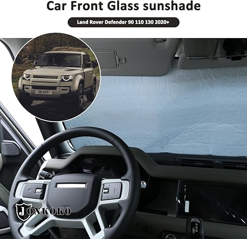 Miniatura 5 de YIWANG Parasol plegable para parabrisas de automóvil, reflector de rayos UV para ventana delantera y ventana completa para Land Rover Defender 90