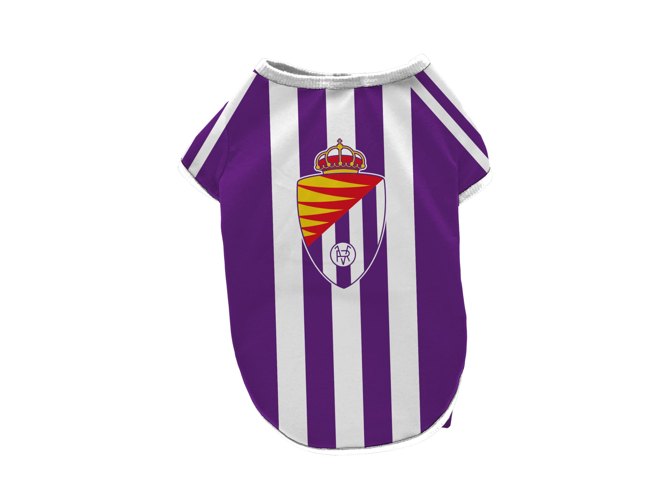 CyP Brands- Real Valladolid, T-Shirt, Clothes for Dogs, Football T-Shirt, Size M, Colour Purple, Official Product