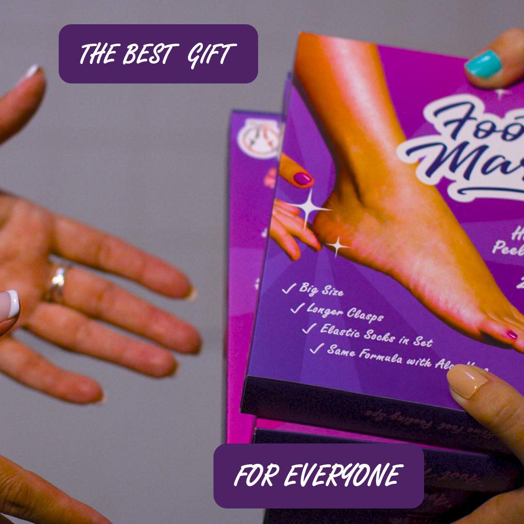 Buy Foot Exfoliating Mask For Home Feet Peeling Spa 2 Pairs