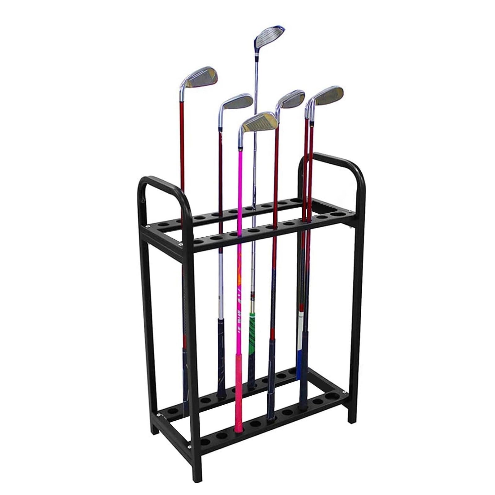 Aufbewahrung Ständer Golf Organizer Rack Club Display Für 18 Cues Zubehör Metall Clubs Golfschlager