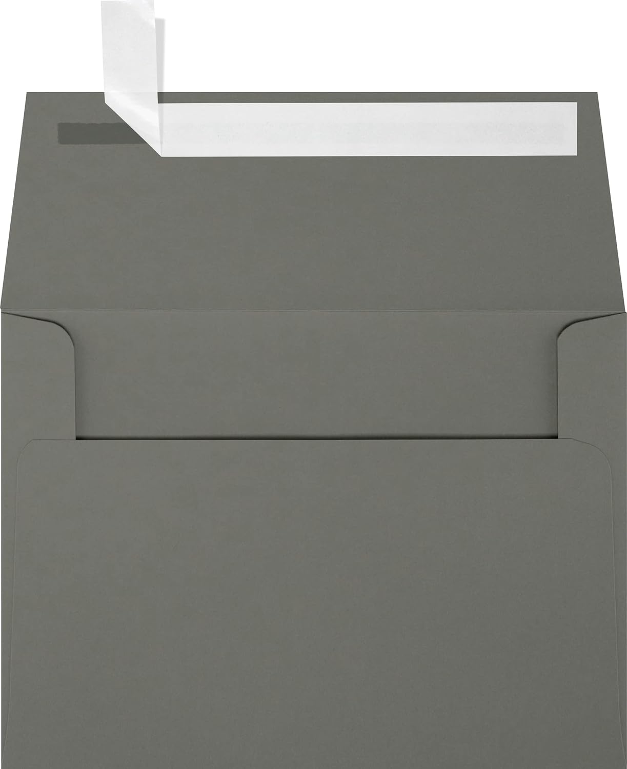 LUXPaper A6 Invitation Envelopes | Peel & Press | 4 3/4" x 6 1/2" | Smoke Gray | 80lb. Text | 250 Qty