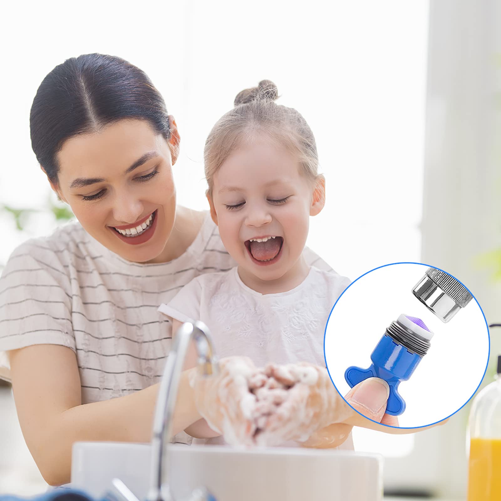 Aeratore Rubinetto M16 Filettatura, Rompigetto Rubinetto, Filtri Rubinetti Lavandino con 2 Chiavi, Filtro Rubinetto Acqua per Cucina Bagno
