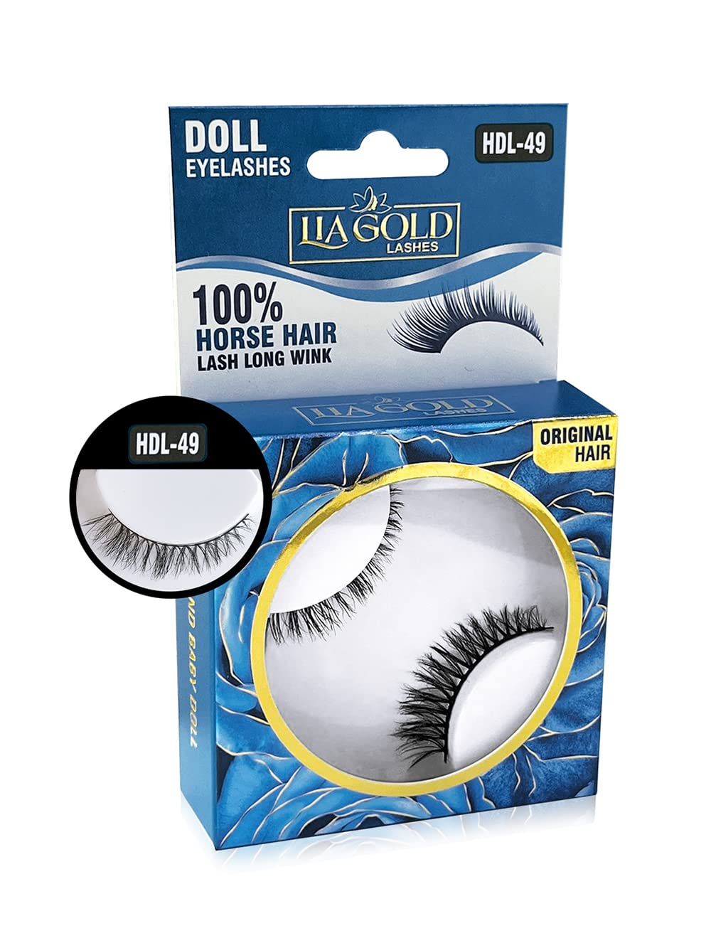 LIA GOLD - LOVELY EYELASHES WITH DOLL LOOK (HDL -49)