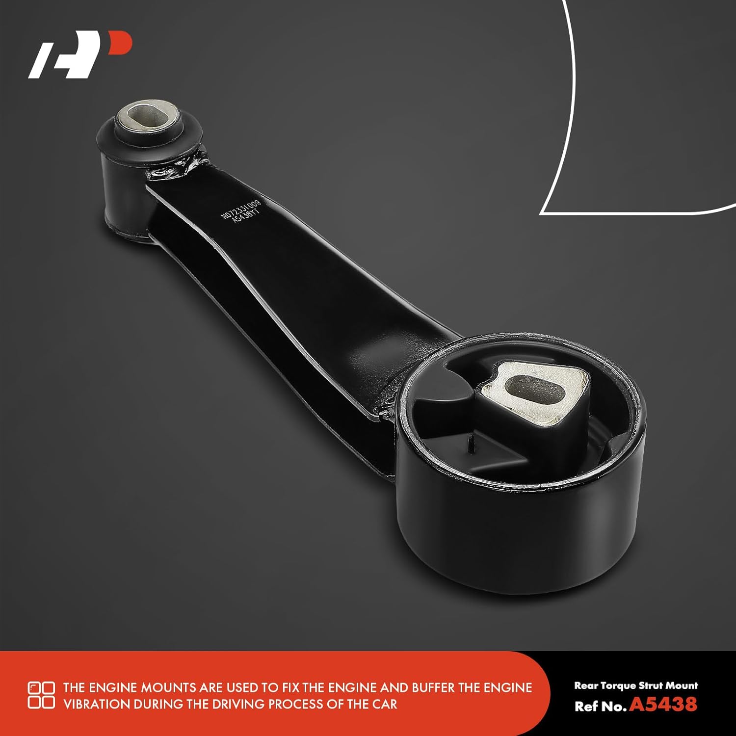 A-Premium 2PCS Engine Motor Mount and Torque Strut Mount Kit Compatible with Buick Lucerne 2009 2010 2011 3.9L, Naturally Aspirated Only