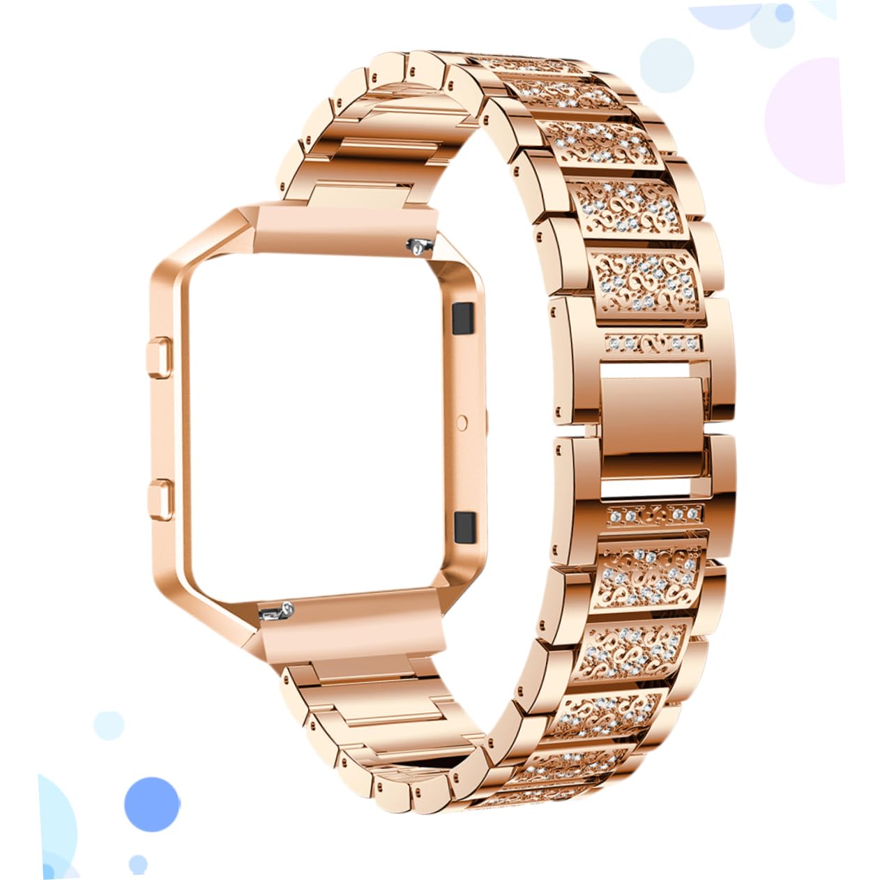 Hemobllo 3 Pièces Montre Femme Correa Para Mujer Bracelet Montres Pour Femmes Dames Bracelets e Coque De Protection Bandes De Poignet Pour Femmes De e En Métal
