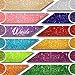 Glitter Wenida 12 Colors Holographic Cosmetic Festival Powder Sequins Craft Glitter for Arts Face Hair Body Nail