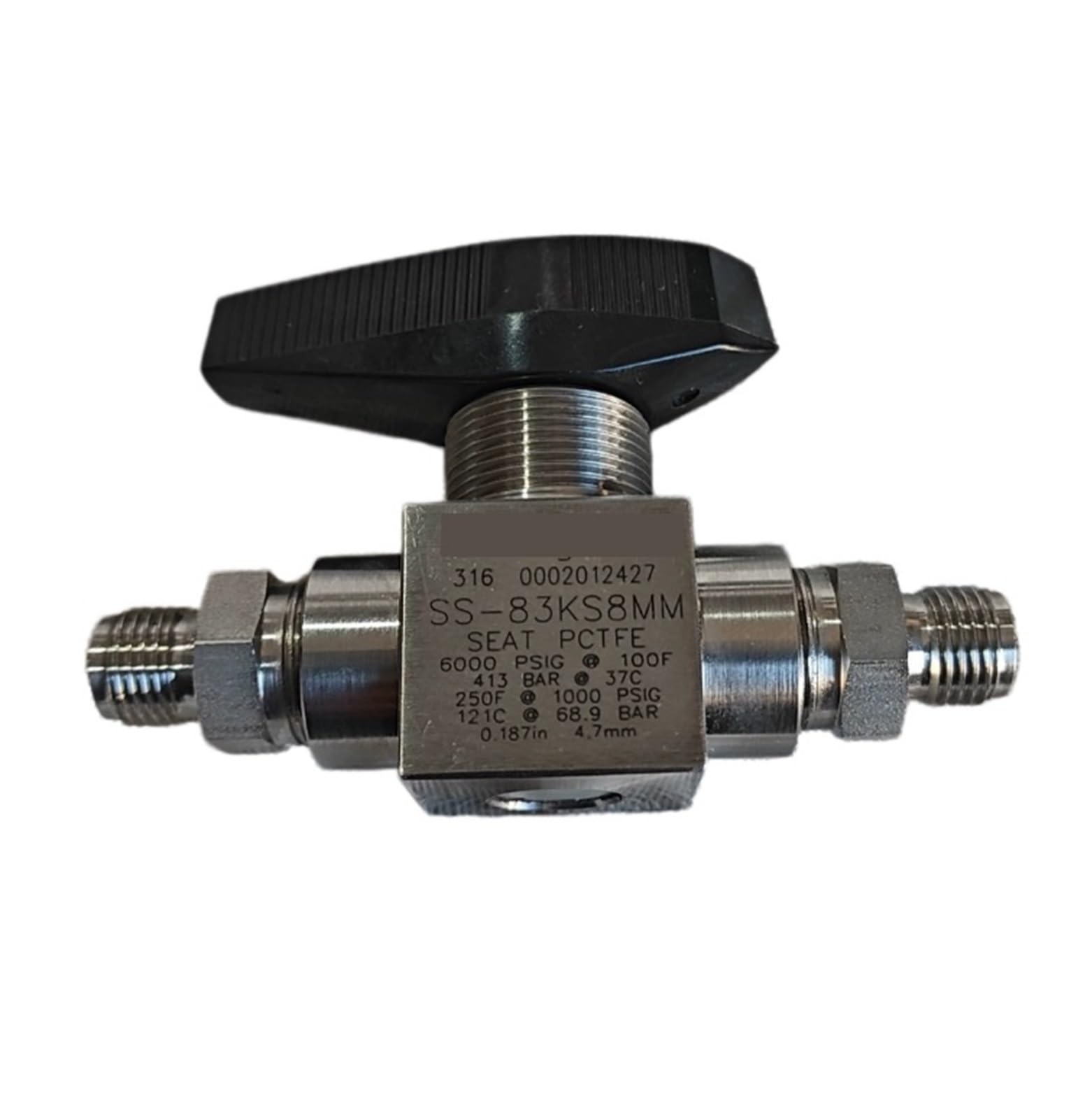 Hqdrcy One Color Ferrule Ball Valve Ss-83Ks8mm 8Mm For Industry, Manufacturing