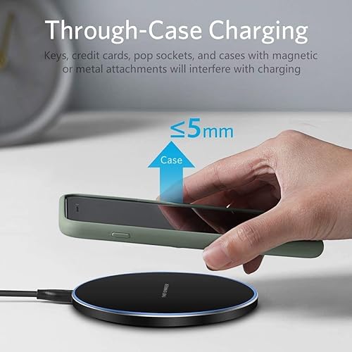 Miniatura 7 de Cargador inalámbrico de 20 W Max Fast Wireless Charging Pad compatible con iPhone 11, 12, 13, 14, 15, 16, 17 Pro/Pro Max, iPhone Xs/XS Max/XR/8