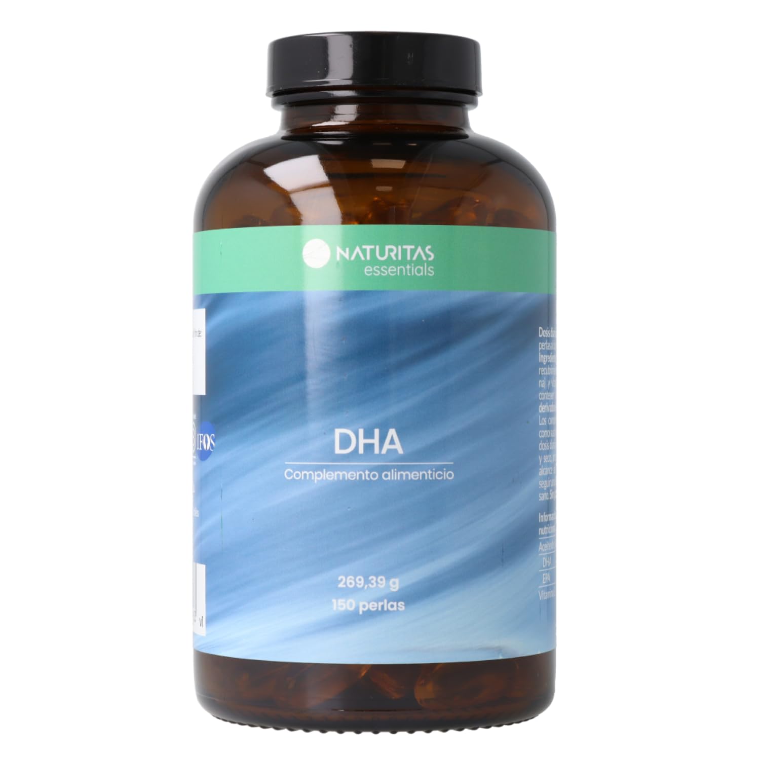 DHA 1000mg Omega 3 | 150 Perlas | Naturitas Essentials | EPA y Cert. iFOS